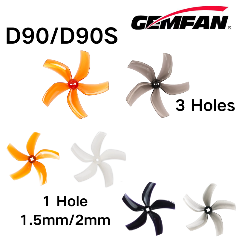 Walksnail Avatar Hd Goggles X - D90 5 ブレードプロペラ D90-5 Gemfan プロップ