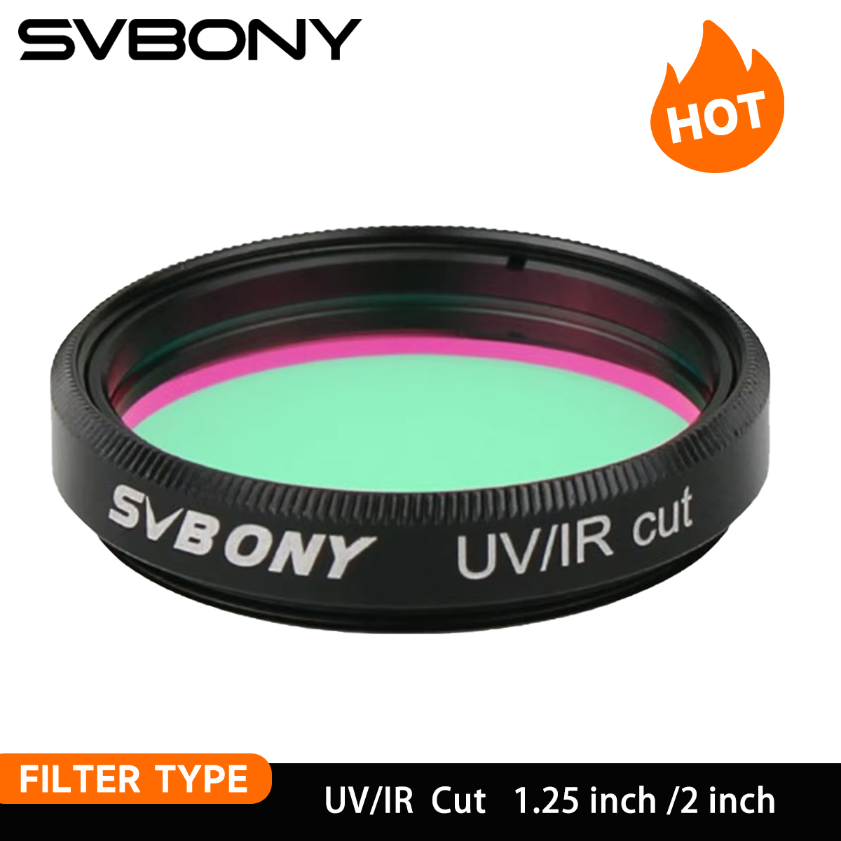 Skyzone Sky04X Pro Oled Fpv Goggles - Svbony UV IRカット望遠鏡フィルター 1.25/2インチネジ赤外線フィルター CCDカメラ接眼レンズおよび天体カメラ用