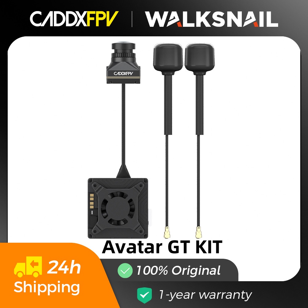 Walksnail Avatar Gt Kit 2W Vtx - CaddxFPV Walksnail Avatar GT KITのみ、最大2W VTX、1080P