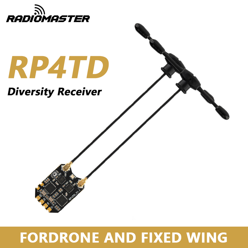 Foxeer Reaper Extreme 2.5W Vtx - RadioMaster RP4TD ExpressLRS 2.4GHz ディバーシティレシーバー デュアルアンテナ付き