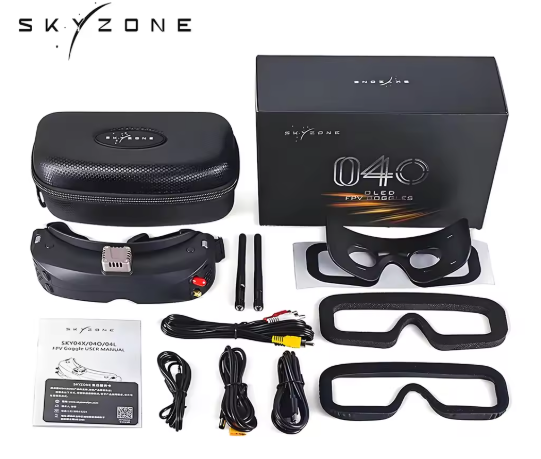 Skyzone Sky04O Pro Fpv Goggles - SKYZONE Sky04O Pro FPVゴーグル OLED 5.8Ghz