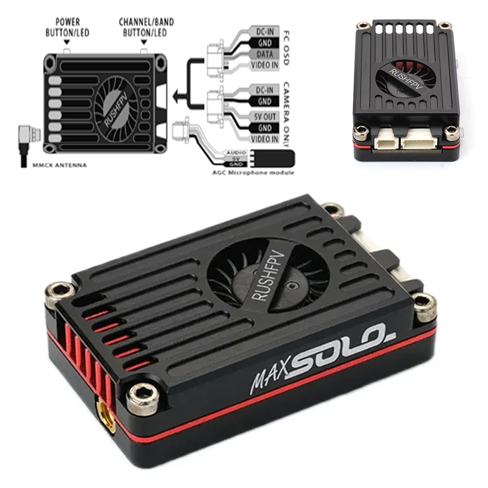 RUSHFPV RUSH MAX SOLO 5.8GHz 2 - Rushfpv Rush Max Solo 5.8G 2.5W Vtx のレビューと価格