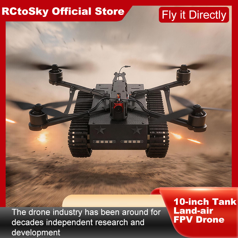 B-CUBE 10 インチ タンク ランドエア FPV ドロ - Foxeer Reaper Extreme 2.5W Vtx のレビューと価格