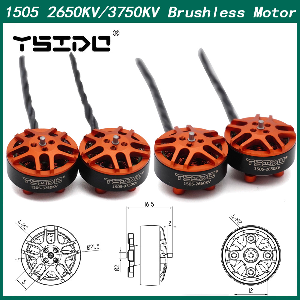 4個入り YSIDO 1505 2650KV 3750KV  - Walksnail Avatar Hd Goggles X のレビューと価格